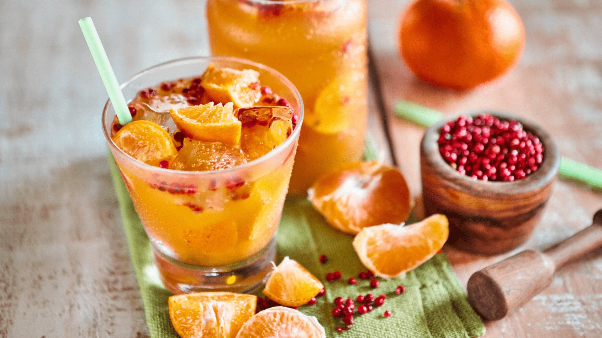 Thaty Gidaro: Aprenda a fazer um drink fácil de tangerina, a fruta da
